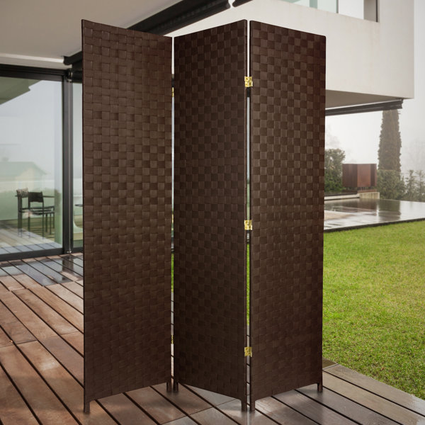 Bloomsbury Market Samuelson Outdoor All Weather 3 Panel Room Divider
